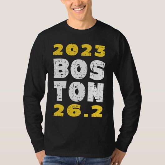 2023 Boston 26 2 Miles Running Training Qualifier  T-shirt (Voorkant)