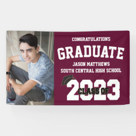 2023 Bourgogne Afstuderen banner met Pet