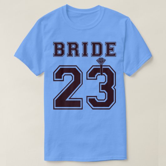2023 Bride Engagement Bridal Shower Proposal Match T-shirt (Design voorkant)