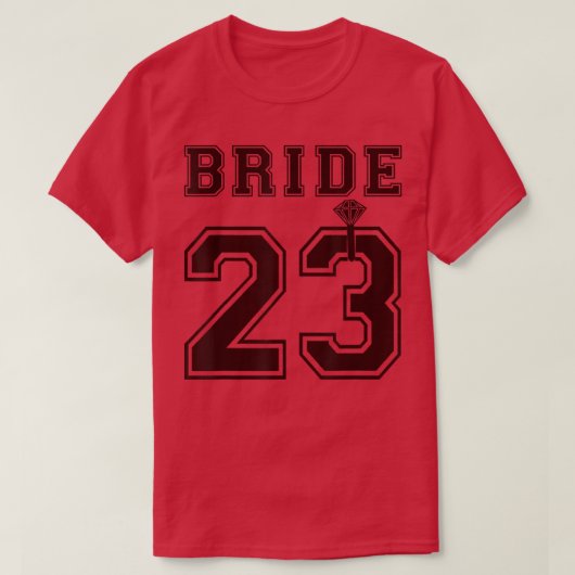 2023 Bride Verloving Vrijgezellenfeest T-shirt (Design voorkant)
