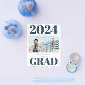 2023 BUDGET Blue Modern Script 2 Fotouitnodiging Flyer (Enkel)