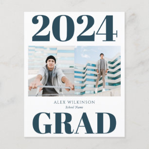 2023 BUDGET Blue Modern Script 2 Fotouitnodiging Flyer