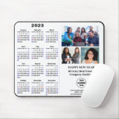 2023 Calendar Business Foto Company Custom Muismat (Met muis)
