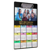 2023 Calendar Gold Script Business Foto aangepast Klembord (Rechts)