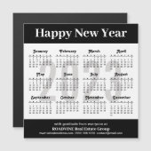 2023 Calendar Minimalist Business Magnetic Kaart (Voorkant / Achterkant)