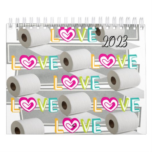 2023 Calendar Toilet Paper Love, Ducks Kalender (Hoes)