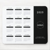 2023 Calendar Your Custom Business Logo Text Here  Muismat (Voorkant)