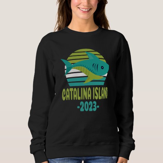 2023 Catalina Island California Shark Trui (Voorkant)