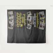 2023 Chalkboard Schets Afstuderen 9 Foto achtergro Wandkleed (Voorkant (horizontaal))