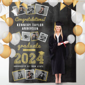 2023 Chalkboard Schets Afstuderen 9 Foto achtergro Wandkleed