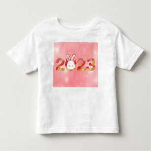 2023, Chinees nieuwjaar, konijn Kinder Shirts