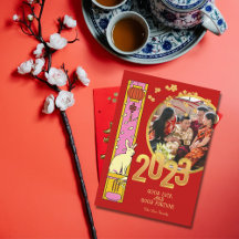 2023 Chinese nieuwjaarsfoto goed plukt