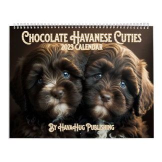 2023 Chocolade Havanese Puppy Calendar door HavaHu Kalender