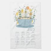 2023 Coffee Tea Towel Calendar Wall Art Theedoek (Verticaal)