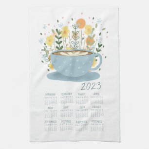 2023 Coffee Tea Towel Calendar Wall Art Theedoek