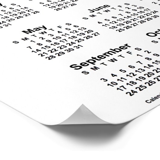 2023 Cosmos Agenda van Janz Poster (Hoek)