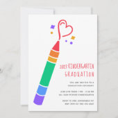 2023 Crayon Kindergarten Afstuderen Kaart (Voorkant)