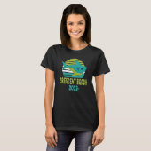 2023 Crescent Beach Florida Shark T-shirt (Voorkant volledig)