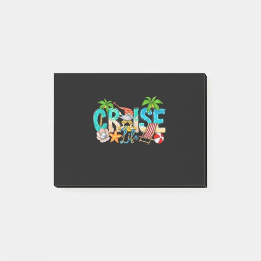 2023 Cruise Life Familie Vakantie Strand Gnome Mat Post-it® Notes (Voorkant)