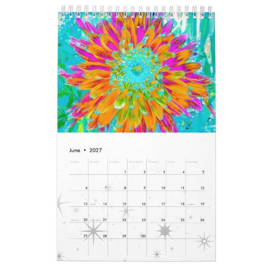 2023 Dahlia Flowers Kalender (Jun 2027)