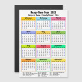 2023 de Aangepaste Bedrijfs Moderne Magnetische Ka (Voorkant / Achterkant)