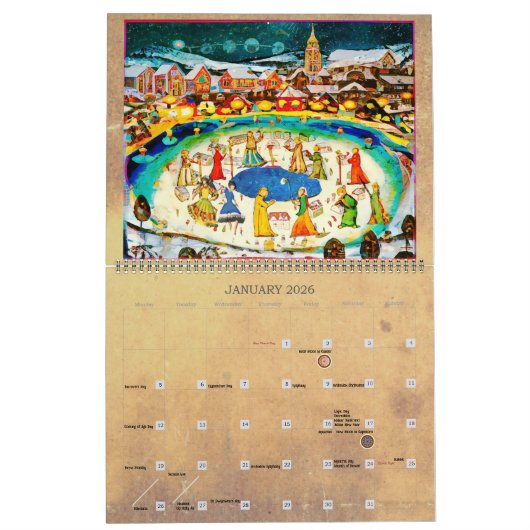 2023 De helft van het jaar leeft zinvol Kalender (Jan 2026)