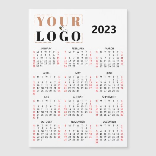 2023 De Zondag van de Logo van het Bedrijf van de (Voorkant)