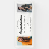2023 Dubbele Afstuderen fotobanner Spandoek (Verticaal)