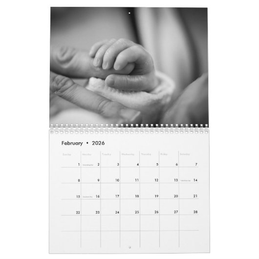 2023 Editable Text Custom Photo Calendar Kalender (Feb 2026)
