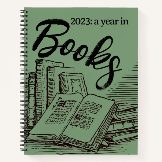 2023 Een jaar in Boeken Bullet Journal (Voorkant)