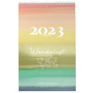 2023 Exclusieve Waterverf Agenda Kalender
