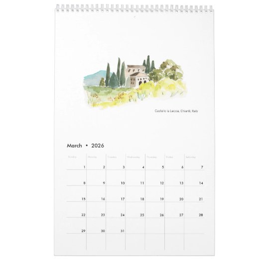 2023 Exclusieve Waterverf Agenda Kalender (Mar 2026)