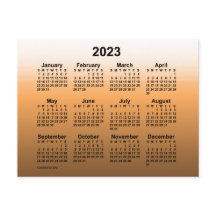 2023 Faded Gold Mini Kalender van Janz Postcard