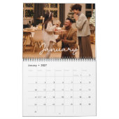 2023 Familie Aangepaste foto-herinneringen Kalender (Jan 2027)