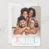 2023 FAMILIE FOTO moderne minimalistische vreugdev Aankondiging (Voorkant)