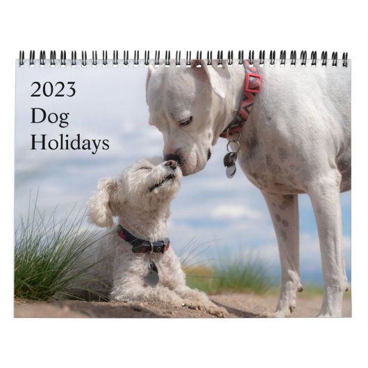 2023 | Feestdagen van honden | Creëer uw eigen pet Kalender (Hoes)