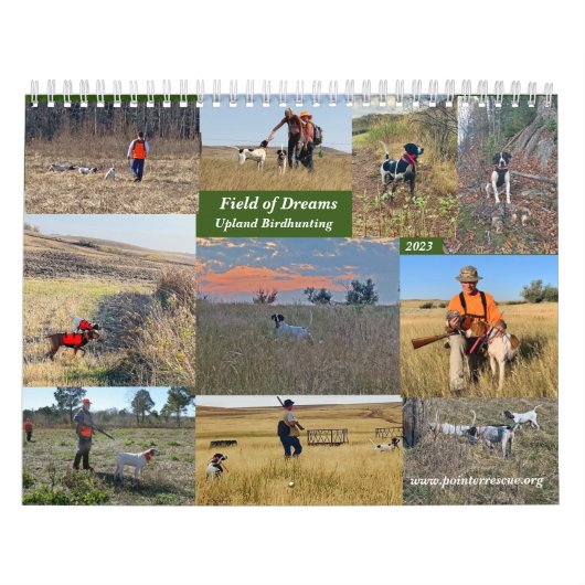 2023 Field of Dream Upland Birdhunting Calendar Kalender (Hoes)