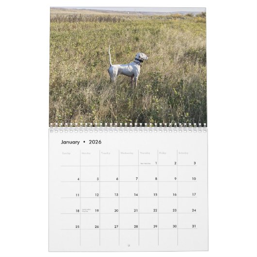 2023 Field of Dream Upland Birdhunting Calendar Kalender (Jan 2026)