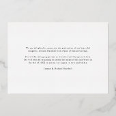 2023 Foto Black Gold Afstuderen Aankondiging (Achterkant)