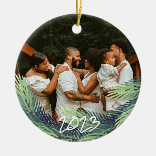 2023 Foto Kerst Ornament of Afbeelding Vakantie (Voorkant)