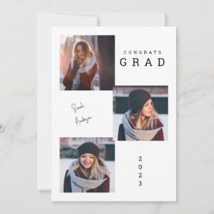 2023 Fotocollage Afstudeerder Fotoaankondiging Kaart