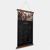 2023 Fotokalender, bewerkbare kleurenwandtapes Hangend Wandkleed (Gebogen)