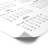 2023 Fotokalender-Poster afdrukken Poster (Hoek)