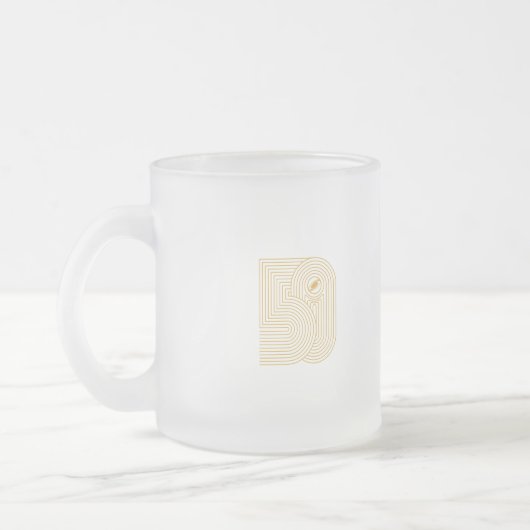 2023 Frosted Mok, 10 oz Matglas Koffiemok (Links)