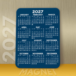 2023 Full Year Uitzicht Calendar - Basic Minimum Magneet