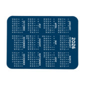2023 Full Year Uitzicht Calendar - Basic Minimum Magneet (Horizontaal)