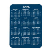 2023 Full Year Uitzicht Calendar - Basic Minimum Magneet (Verticaal)