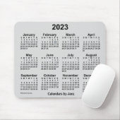 2023 Gainsborough Grey Calendar door Janz Muismat (Met muis)