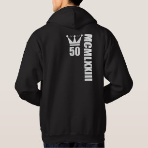 2023 Geboren in 1973 Romeinse cijfers 50ste Jubile Hoodie