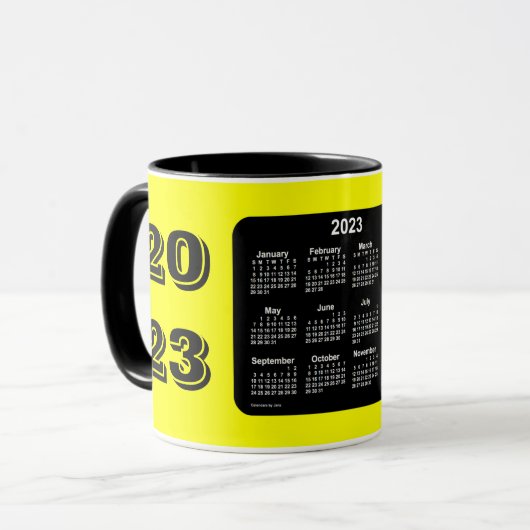 2023 Gele agenda van Janz Mok (Voorkant links)